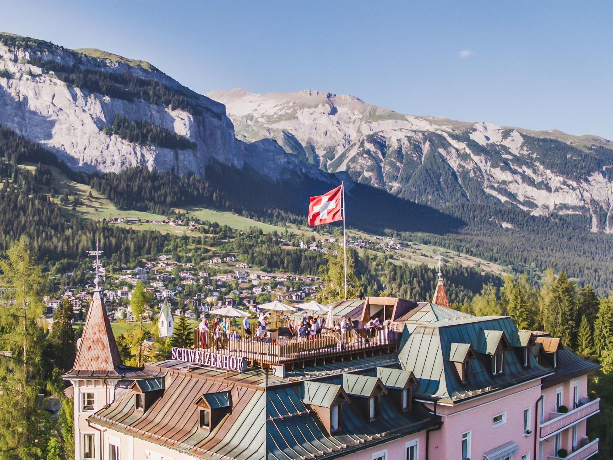 Romantik Hotel Schweizerhof & Spa Flims Luaran gambar